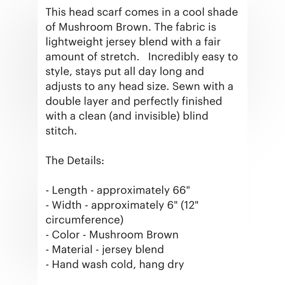 Head Scarf - Picture 3 of 3